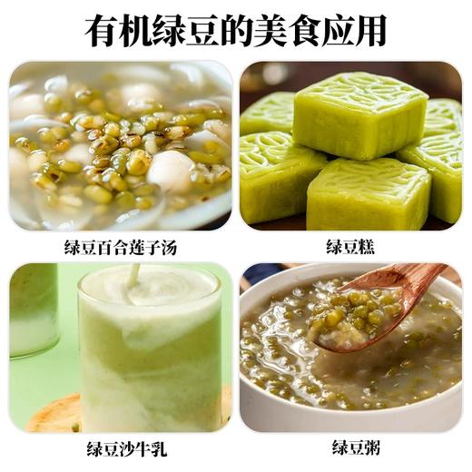 人民旋口袋有机绿豆900g 商品图1