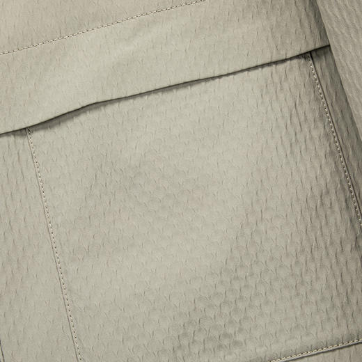 圣得西男士翻领夹克2025年秋季新款华夫格肌理暗纹通勤长袖外套男 商品图11