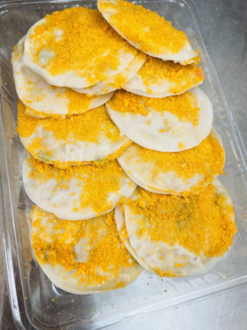 & 热销款🔥手工扇贝饼，香煎后外酥里嫩，非常好吃👍😍