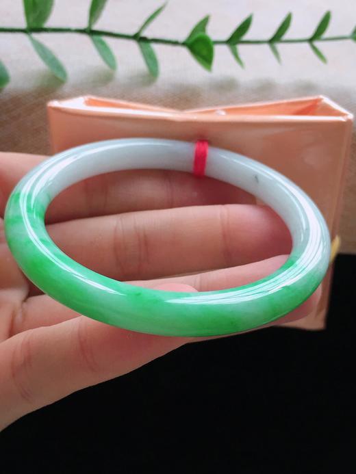 53-54圈口圆条翡翠手镯 商品图7