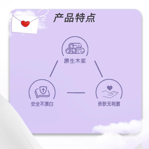 KissFree亲肤甄选系列抽取式面巾纸(8包装)*10提【整箱出售】 商品图2