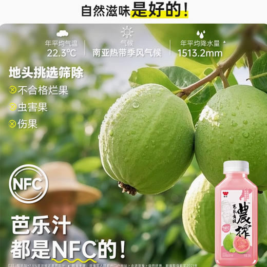 味全每日C芭乐青提复合果汁300ml，保质期30天 商品图1