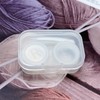 新款简约款ins风隐形眼镜盒便携双联盒美瞳盒伴侣盒双联盒5015 商品缩略图7