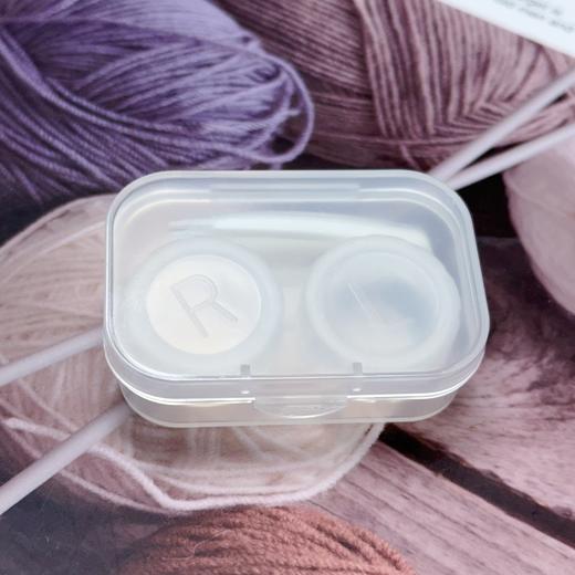 新款简约款ins风隐形眼镜盒便携双联盒美瞳盒伴侣盒双联盒5015 商品图7