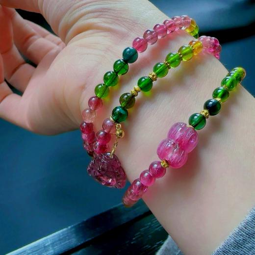 4.7mm碧玺珠串项链 商品图8