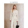C+IMPRESS/西嘉不规则打结极简醋酸衬衫女秋季优雅淡人风穿搭上衣CS2503033 商品缩略图1