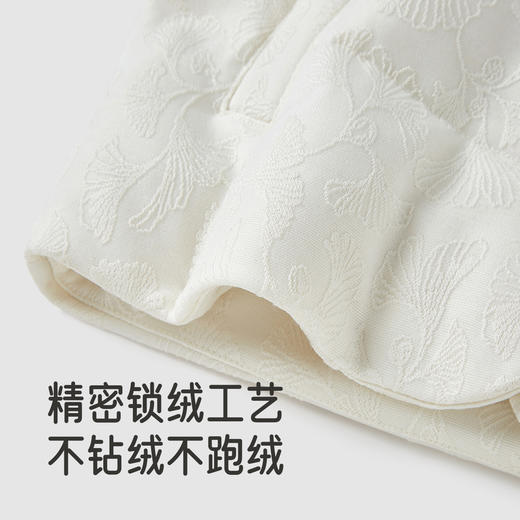 【高定系列】英氏儿童羽绒服秋冬保暖女童羽绒外套山羊绒外套 商品图3