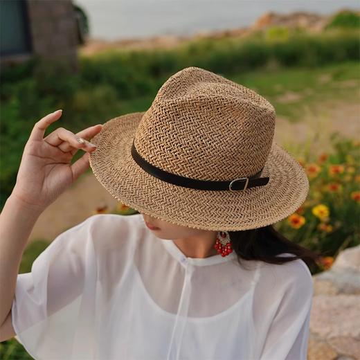 编织款草帽从海滩到街头的百搭神器 商品图12