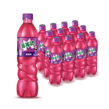 百事可乐美年达 Mirinda 葡萄味汽水碳酸饮料500ml*12瓶 整箱装 商品图3