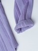 早秋时髦精挚爱！拉链修身坑条毛衫，温柔紫调超显白 商品缩略图4