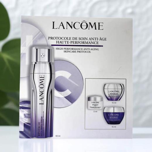 【保税仓】兰蔻（Lancome）三管精华四件套（三管精华50ml+眼霜5ml+百肽霜15ml+晚霜15ml）（效期27年） 商品图0