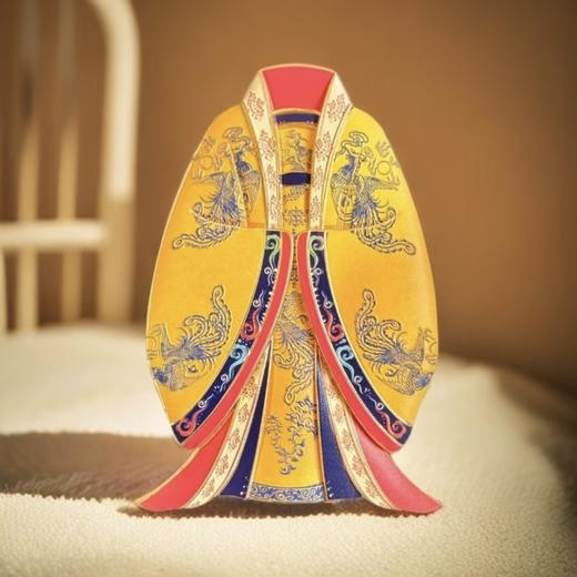 【凤冠+华服冰箱贴两件套装】可拆卸一对耳环 凤冠霞帔立体拼装金属冰箱贴纪念礼物 商品图2