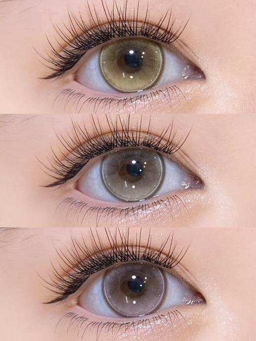 puffgirl半年抛  发财煎蛋 棕/桃你欢喜 粉/牛乳奶泡 灰 14.5mm 商品图0