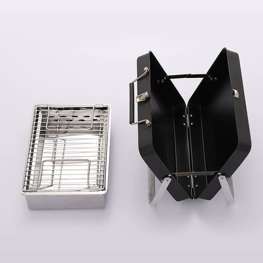 揽胜天下折叠式便携烧烤炉木炭无烟手提式户外烧烤架家用碳烤烤箱露营旅行 商品图2