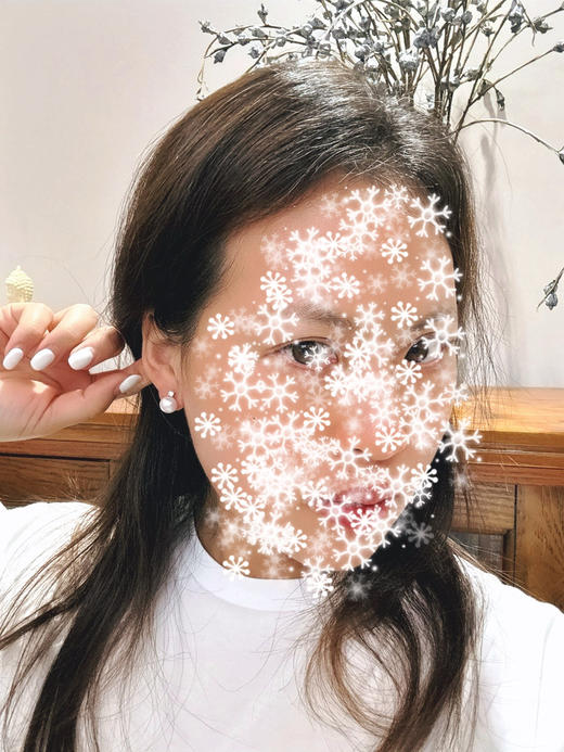 84-7 统货/直发 王妃款珍珠耳钉 纯银高碳钻  9-10mm极光近正圆 爱迪生珍珠 耳钉 商品图10