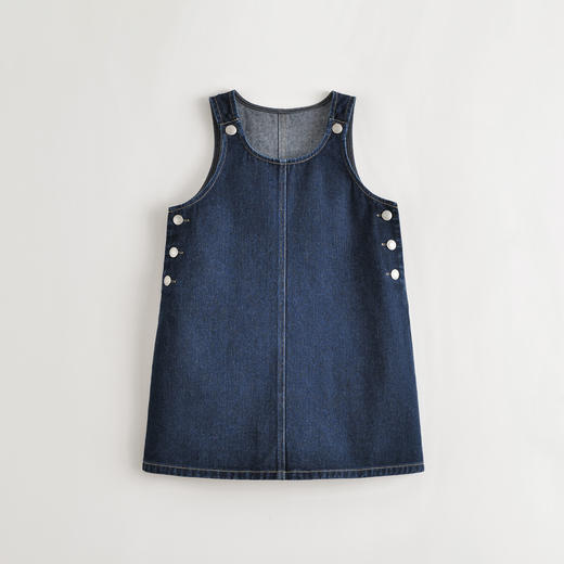 马克珍妮女童复古牛仔A版背带裙2025年秋装新款551668 商品图2