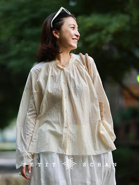 PETIT SCHAN小闪 CLO#878 the Garden of Eden 伊甸园 一千零一夜系列文艺风纯棉长袖娃娃小衫