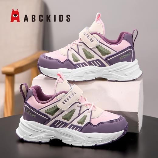 Abckids童鞋新款秋季儿童运动鞋皮面防滑耐磨男童跑步鞋28-38 商品图3