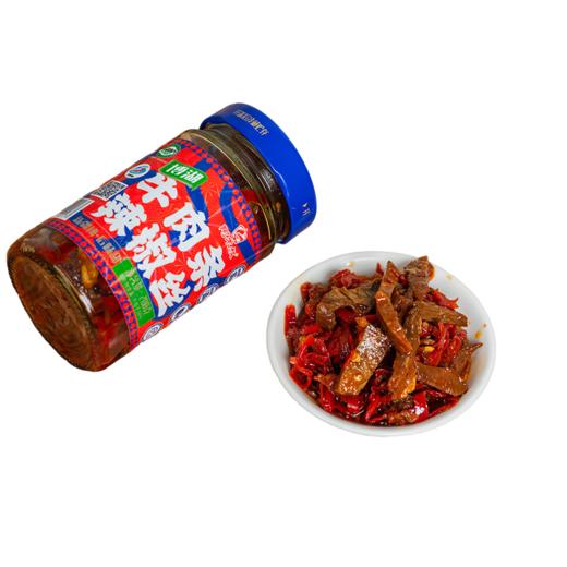 阿木叔·博湖牛肉条辣椒丝 208g*2  博湖辣椒筋辣肉甜 牛肉条嚼劲十足 商品图0
