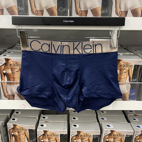 Calvin Klein/CK 男士简约舒适透气平角裤四角内裤单条装
