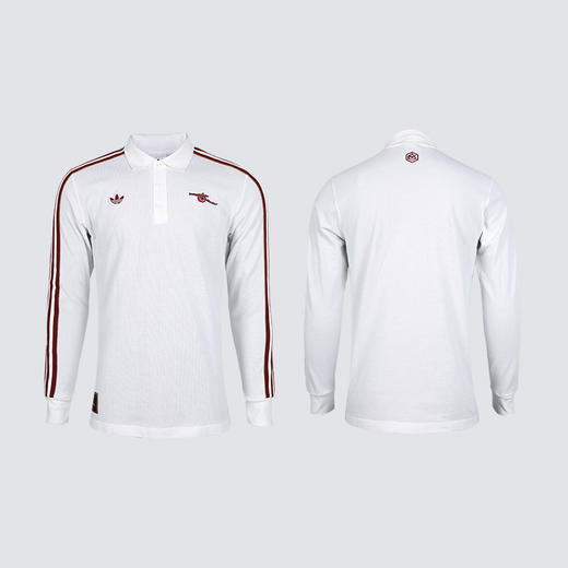 小李子ADIDAS阿迪达斯阿森纳训练休闲文化长袖POLO衫成人男JM9396 商品图4