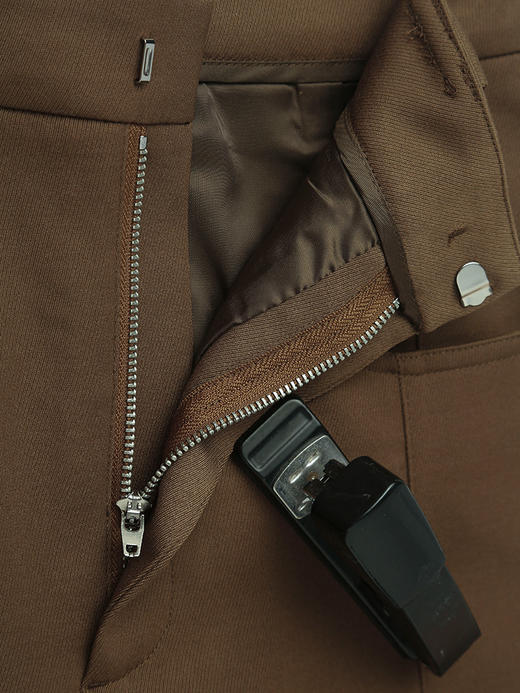 早秋气质担当！复古棕色半裙，搭小香风外套绝配 商品图2