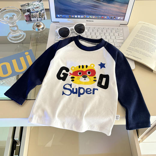 【‼️秋季爆款🍂39.9/任选3件】儿童纯棉长袖T恤合集秋季打底衫婴儿新款男童上衣女童宝宝衣服童装聚 商品图6