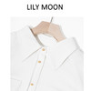 【UPF50+防晒吊牌】Lilymoon春夏繁花钮新式简约风防晒衬衫气质衬衣轻奢 商品缩略图1