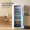 哈士奇HCK212升客厅复古冰吧家用冰箱风冷除霜纤薄嵌入式酒饮冷藏保鲜饮料茶叶柜大容量立式冰柜SC-208RI 奶茶色新升级纤薄大容量 商品缩略图0
