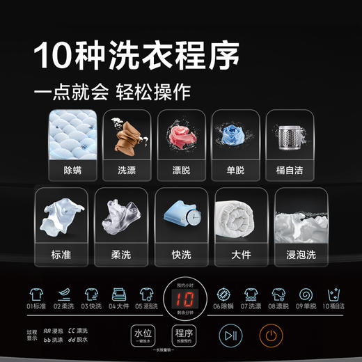 【TCL洗衣机】TCL 8公斤V2R洗脱一体波轮洗衣机 B80V2R 商品图6