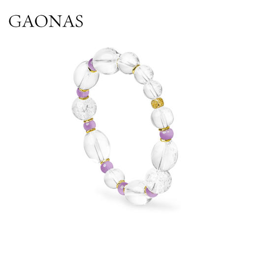 GAONAS 浮光纱 中式贵气清丽白珠手链11569SW 商品图0