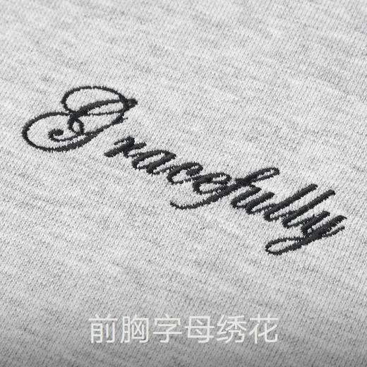 gxg.jeans男装  撞色拼接插肩袖时尚宽松圆领卫衣男生 25年秋热卖 商品图4