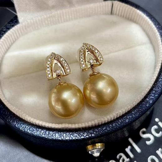 11-12mm金珠耳坠 商品图2