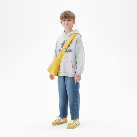 马克珍妮男童时尚百搭牛仔萝卜裤2025年秋装新款551275 商品图2