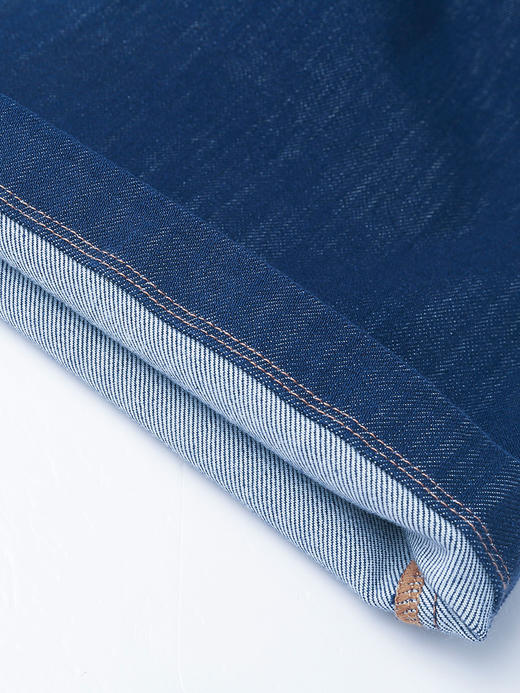 复古回潮！经典深蓝色微喇牛仔裤 显瘦显腿长必备 商品图4