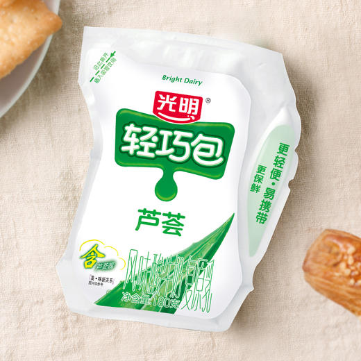 光明轻巧包芦荟酸奶180g，保质期21天 商品图3