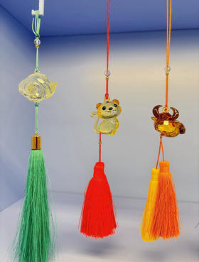 4折！Swarovski施华洛世奇水晶 小老虎车挂