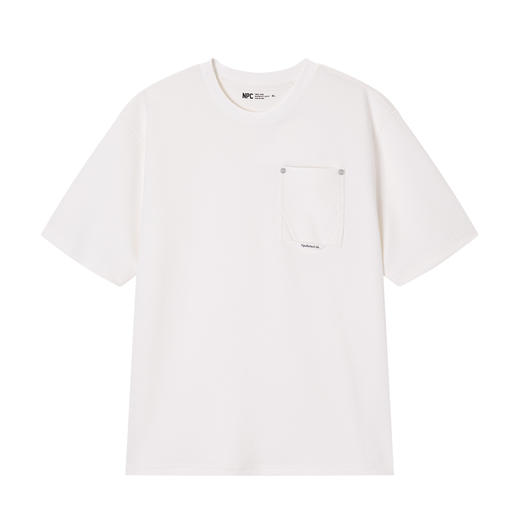 NPC潮牌空气层口袋短袖夏季T恤男士夏季简约运动休闲NP55TE45 商品图6