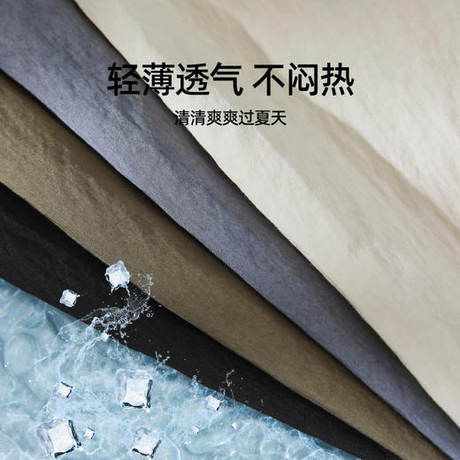 【轻氧感--休闲短裤】逸阳夏宽松薄款舒适四分短裤子6017 商品图3