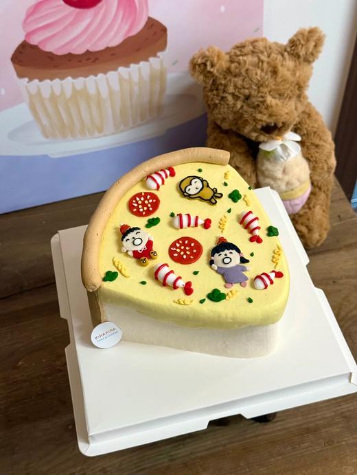 多款式~三眼仔小动物披萨卡通手绘蛋糕-低糖处理无添加 商品图3