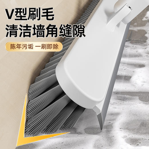 「V型刷头！清洁角落更便捷」地缝刷洗地刷子浴室瓷砖卫生间刷子居家日用无死角大号地板刷缝隙清洁工具 商品图2