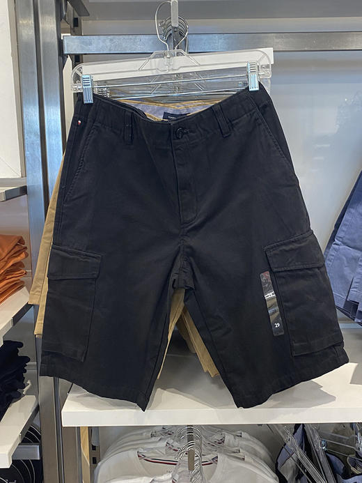 Tommy Hilfiger/汤米 THFLEX 男士夏季透气9英寸刺绣标休闲短裤 商品图0