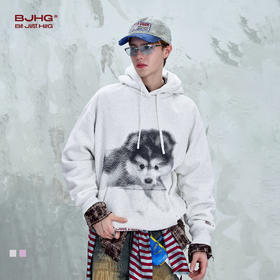 BJHG不计后果美式重磅加绒卫衣外套男女秋季新款潮牌宽松休闲卫衣