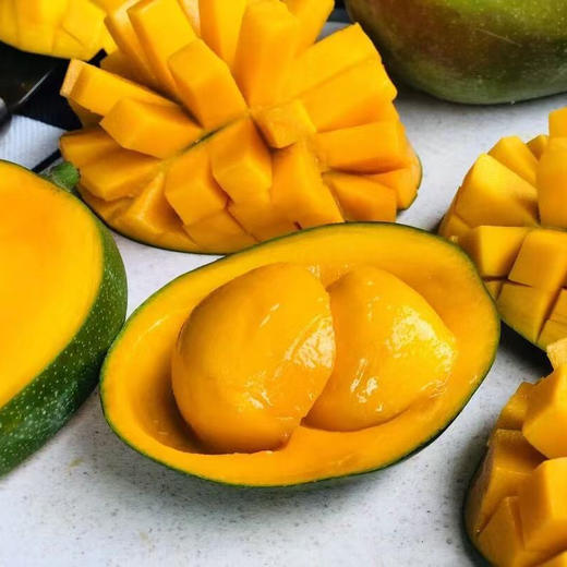 【凯特芒】需催熟 又称大脸芒 果实硕大 个大皮薄 果味浓郁 放软吃香甜多汁 当季新鲜大芒果 2种规格任选 商品图9