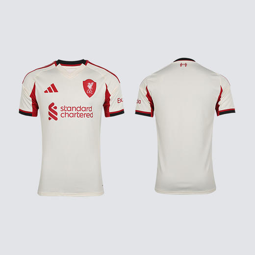 小李子:ADIDAS阿迪达斯25/26赛季利物浦球迷版客场短袖球衣足球服JV6487 商品图4