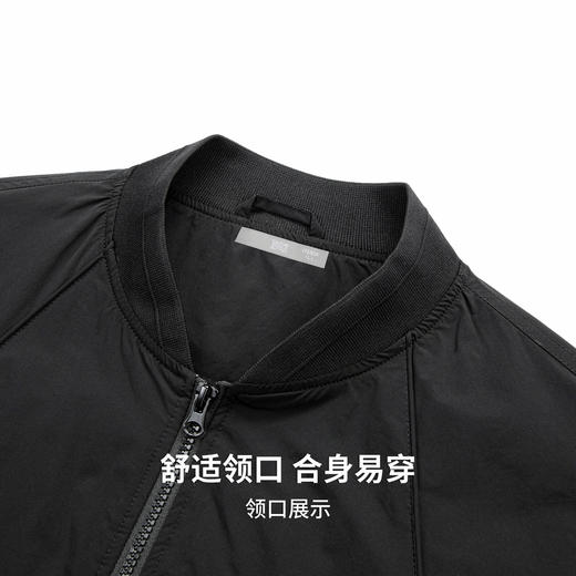 【夹棉加厚】圣得西厚款棒球领夹克2025秋新款时尚潮流百搭外套男 商品图7