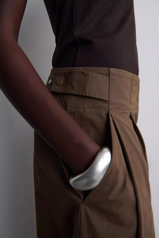 C*S同款休闲版型棉质混纺桶形长裤 商品图6