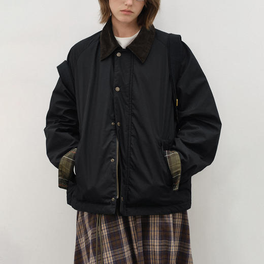 714street防水猎装夹克男2025秋冬巴恩风外套男女 商品图2