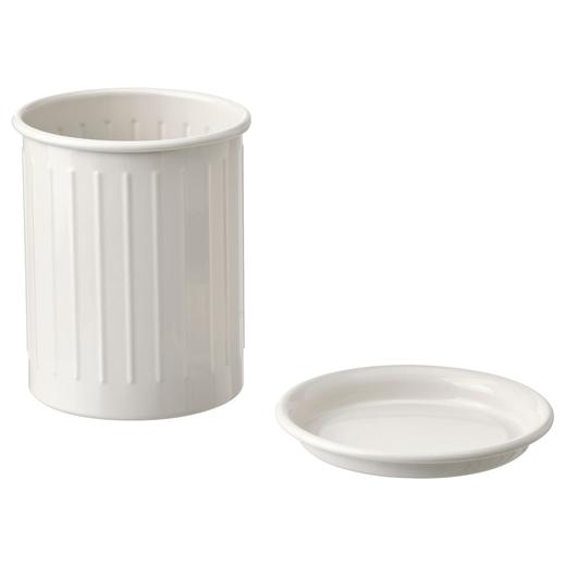 IKEA 餐具架 米黄色/电镀 13 厘米 商品图1