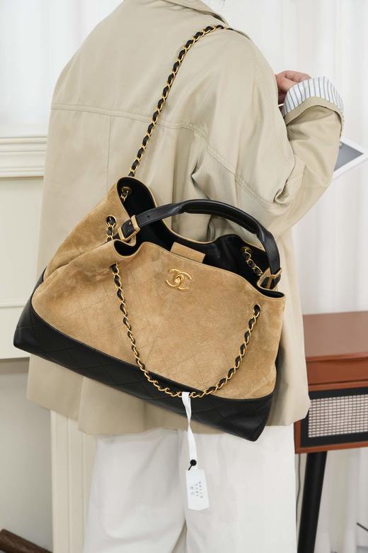 香奈儿  25A 高级手工坊 麂皮购物袋 大号（LZ*MM） 商品图8